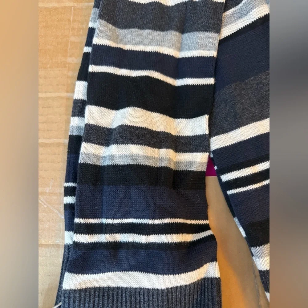 Nwt Timberland Unisex Striped Pima Cotton Scarf